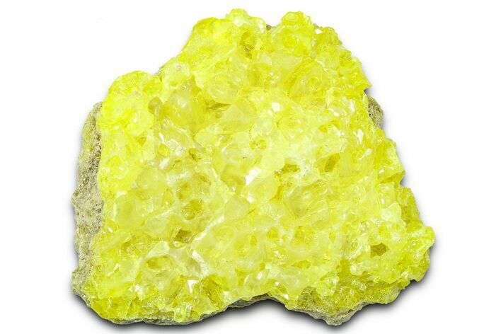 Bright-Yellow Sulfur Crystals - Bolivia #359294